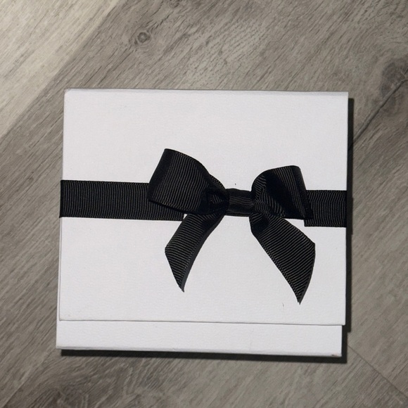 Pandora Other - 2/$15 Pandora White Gift Box with Black Ribbon